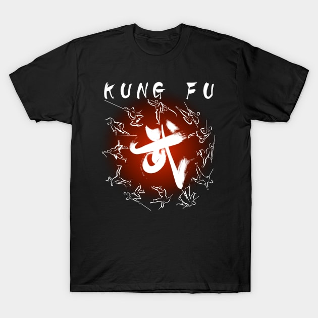 kung fu (功夫) T-Shirt by Miller